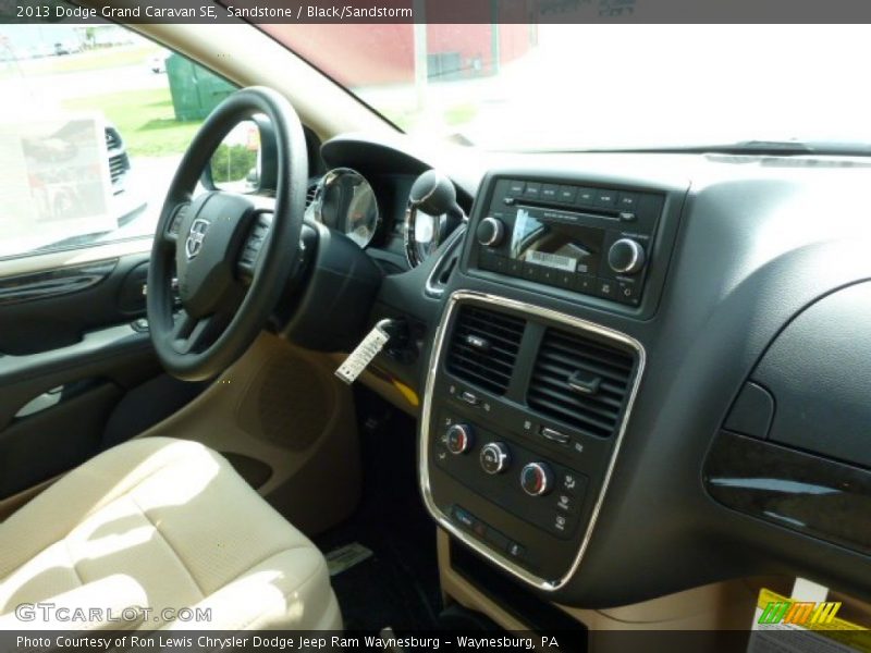 Sandstone / Black/Sandstorm 2013 Dodge Grand Caravan SE