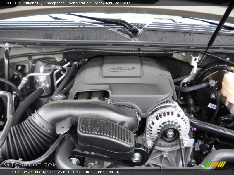 Champagne Silver Metallic / Cocoa/Light Cashmere 2013 GMC Yukon SLE