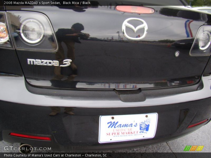 Black Mica / Black 2008 Mazda MAZDA3 s Sport Sedan