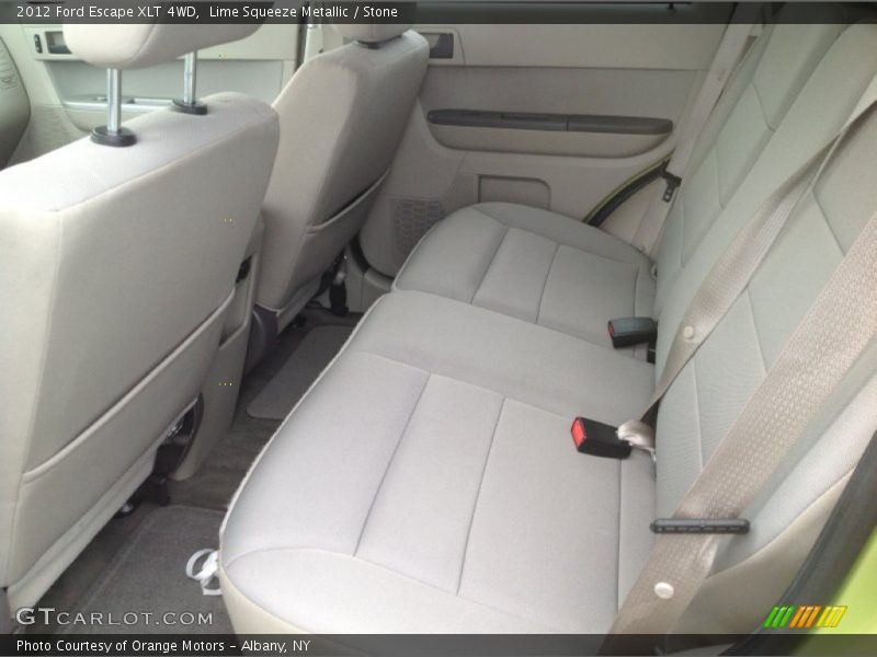 Lime Squeeze Metallic / Stone 2012 Ford Escape XLT 4WD