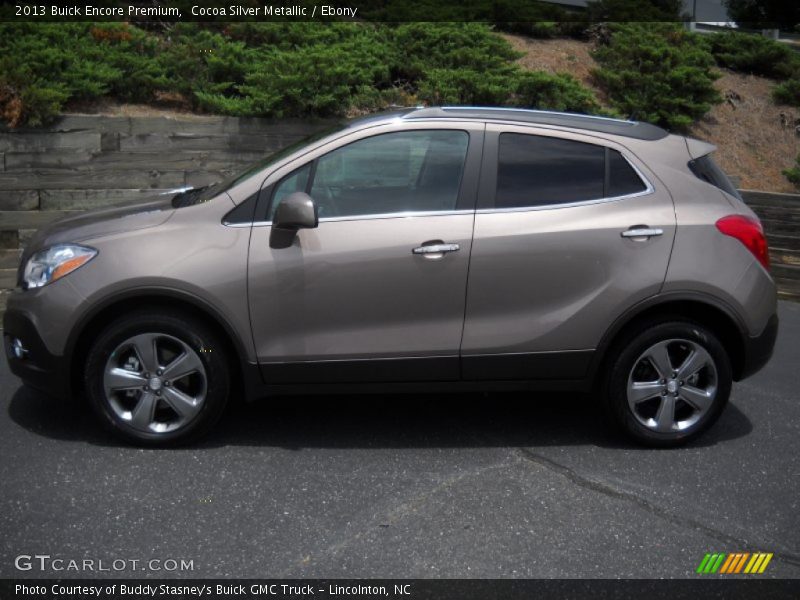 Cocoa Silver Metallic / Ebony 2013 Buick Encore Premium