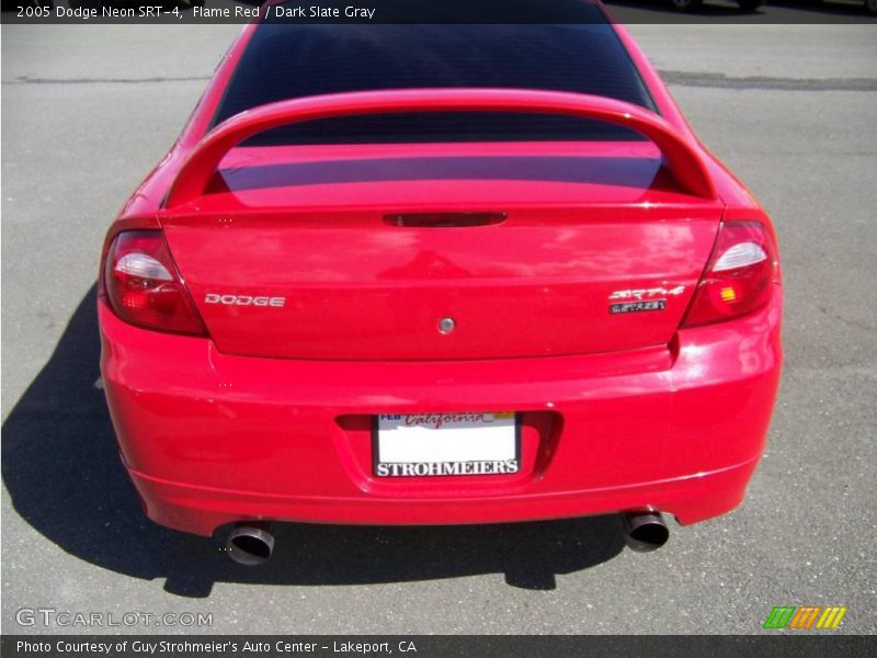 Flame Red / Dark Slate Gray 2005 Dodge Neon SRT-4