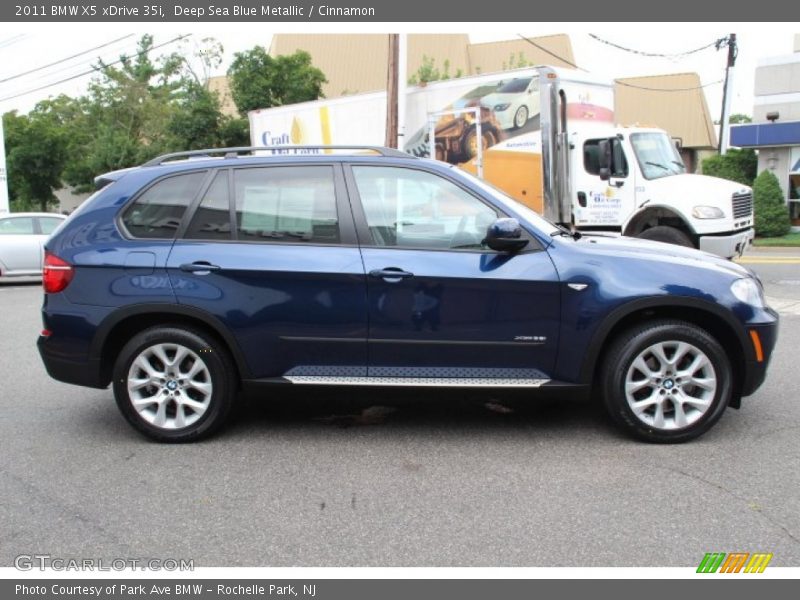 Deep Sea Blue Metallic / Cinnamon 2011 BMW X5 xDrive 35i