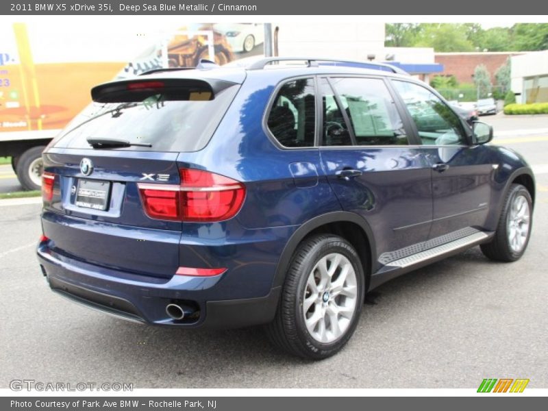 Deep Sea Blue Metallic / Cinnamon 2011 BMW X5 xDrive 35i