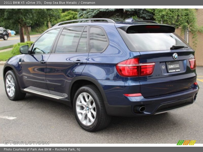 Deep Sea Blue Metallic / Cinnamon 2011 BMW X5 xDrive 35i