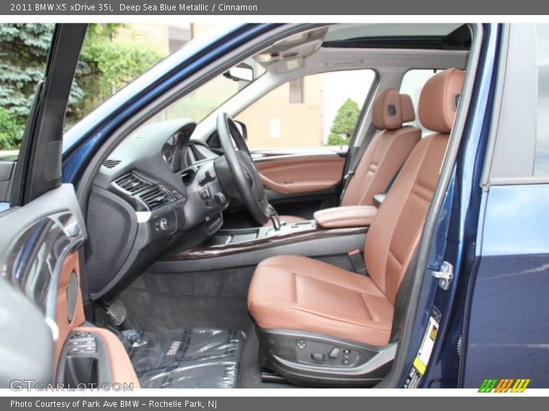 Front Seat of 2011 X5 xDrive 35i