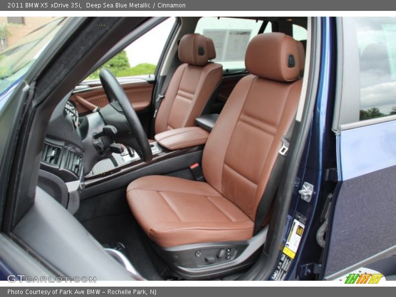 Front Seat of 2011 X5 xDrive 35i