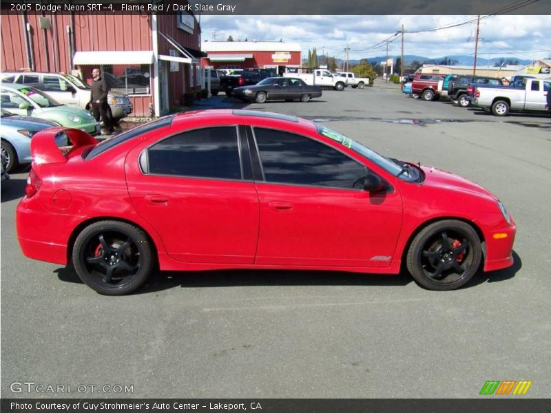 Flame Red / Dark Slate Gray 2005 Dodge Neon SRT-4