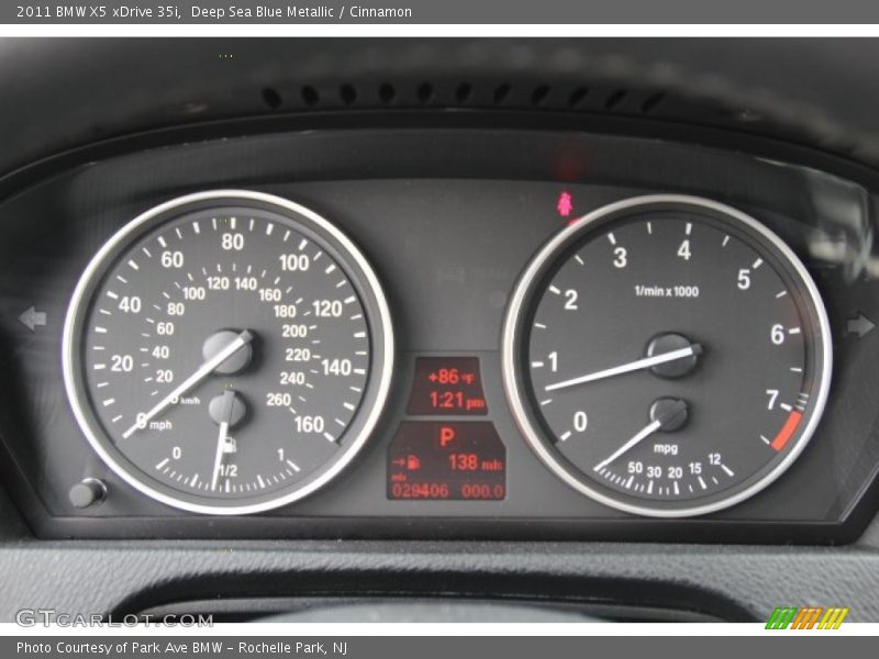  2011 X5 xDrive 35i xDrive 35i Gauges
