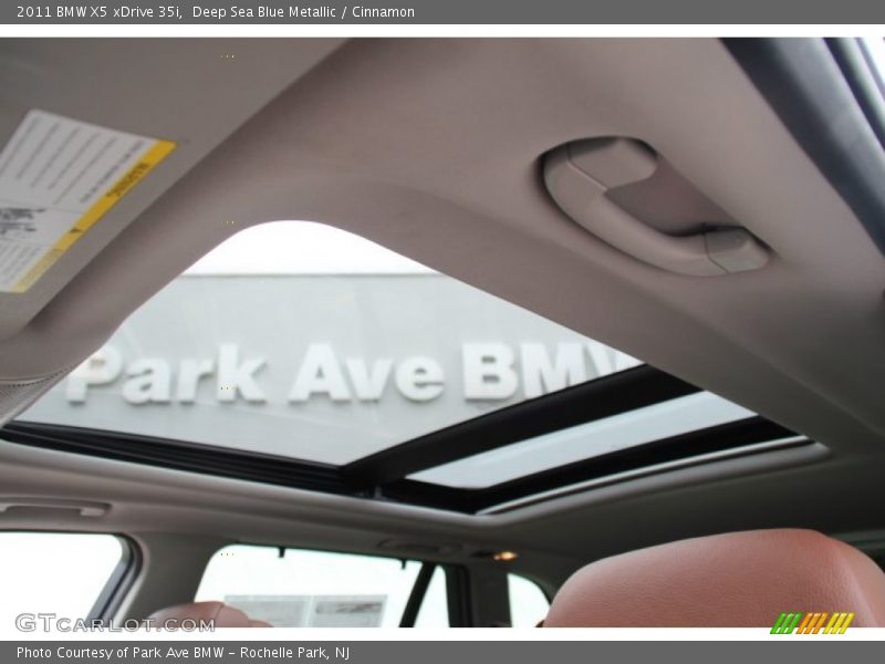 Deep Sea Blue Metallic / Cinnamon 2011 BMW X5 xDrive 35i