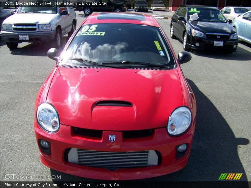 Flame Red / Dark Slate Gray 2005 Dodge Neon SRT-4
