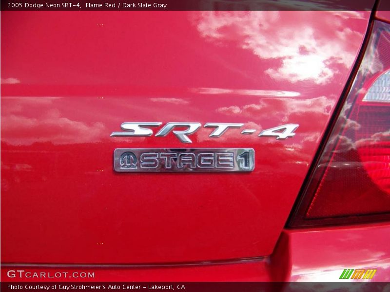 Flame Red / Dark Slate Gray 2005 Dodge Neon SRT-4