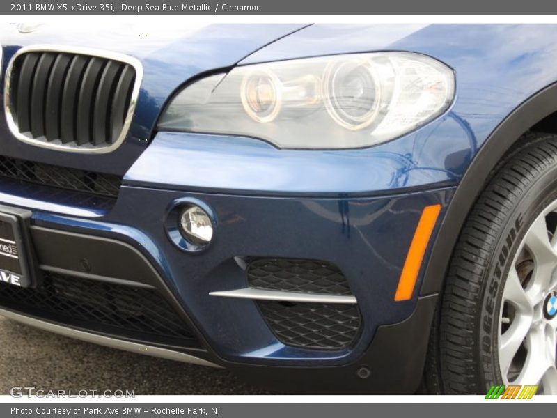 Deep Sea Blue Metallic / Cinnamon 2011 BMW X5 xDrive 35i