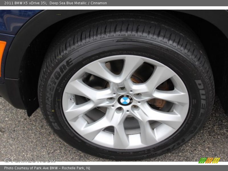 Deep Sea Blue Metallic / Cinnamon 2011 BMW X5 xDrive 35i