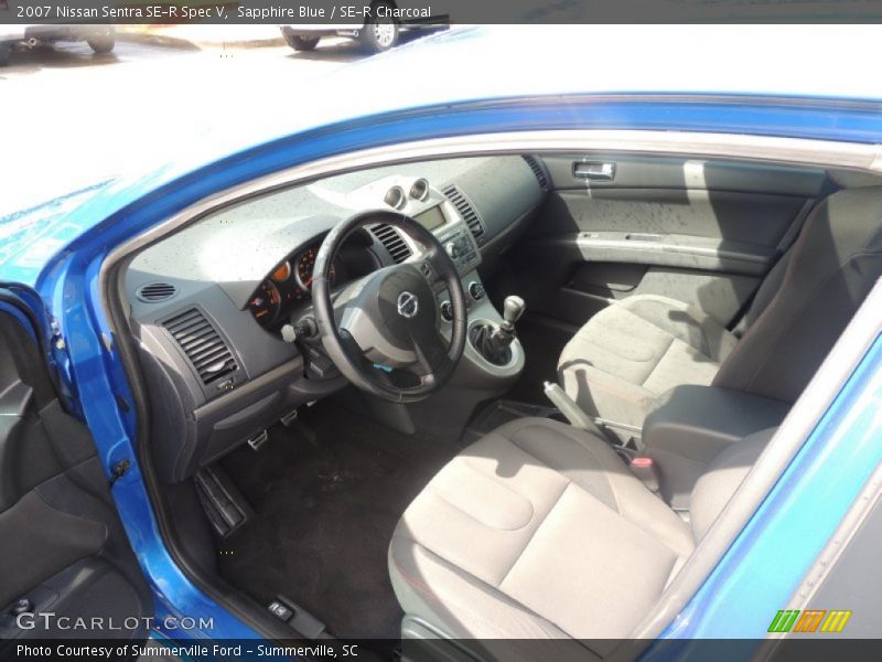 Sapphire Blue / SE-R Charcoal 2007 Nissan Sentra SE-R Spec V