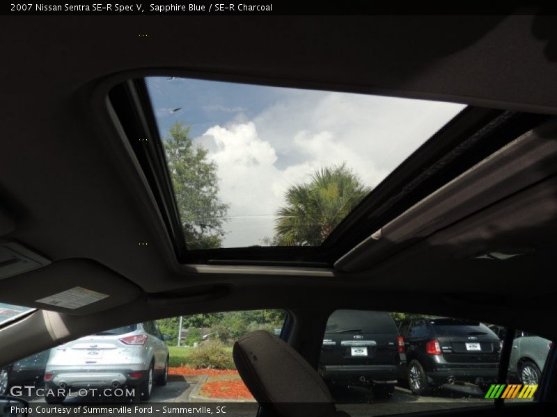 Sapphire Blue / SE-R Charcoal 2007 Nissan Sentra SE-R Spec V