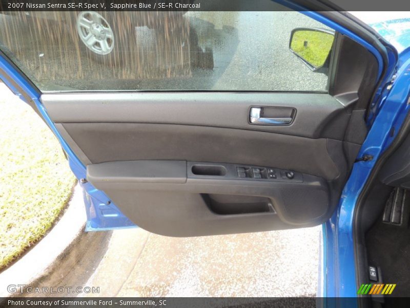Sapphire Blue / SE-R Charcoal 2007 Nissan Sentra SE-R Spec V