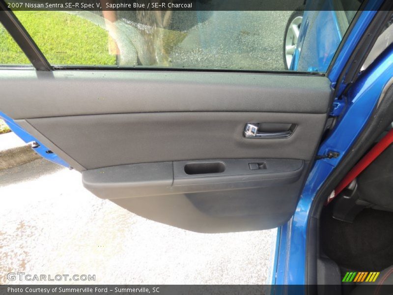 Sapphire Blue / SE-R Charcoal 2007 Nissan Sentra SE-R Spec V