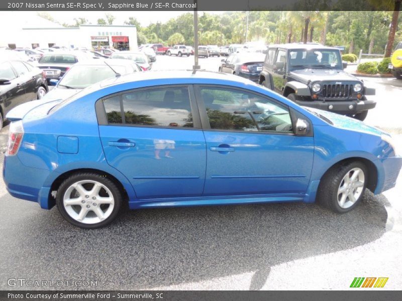 Sapphire Blue / SE-R Charcoal 2007 Nissan Sentra SE-R Spec V