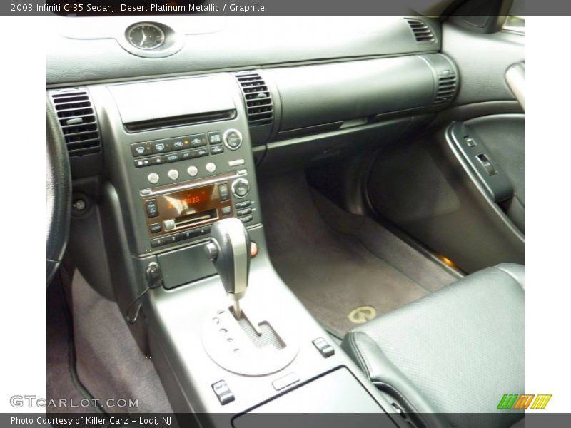 Desert Platinum Metallic / Graphite 2003 Infiniti G 35 Sedan