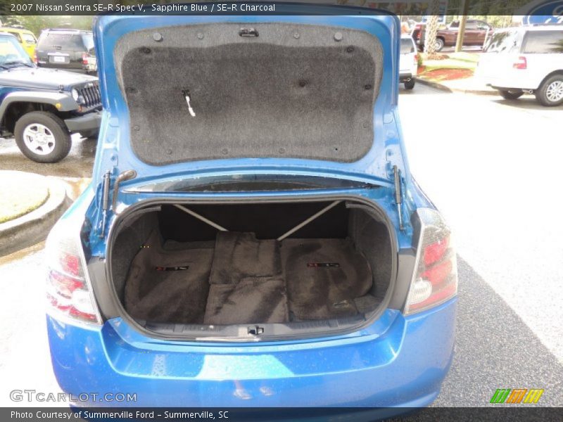 Sapphire Blue / SE-R Charcoal 2007 Nissan Sentra SE-R Spec V