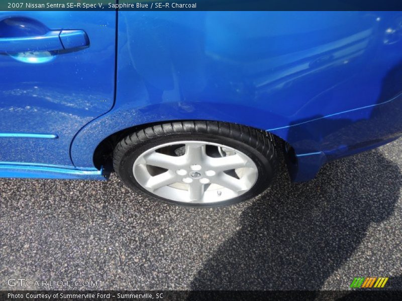 Sapphire Blue / SE-R Charcoal 2007 Nissan Sentra SE-R Spec V