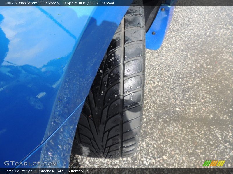 Sapphire Blue / SE-R Charcoal 2007 Nissan Sentra SE-R Spec V