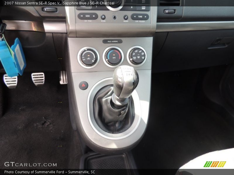 Sapphire Blue / SE-R Charcoal 2007 Nissan Sentra SE-R Spec V