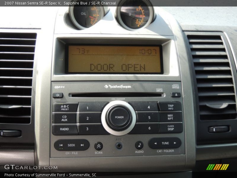 Sapphire Blue / SE-R Charcoal 2007 Nissan Sentra SE-R Spec V