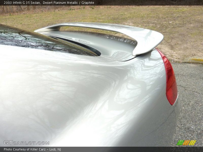 Desert Platinum Metallic / Graphite 2003 Infiniti G 35 Sedan