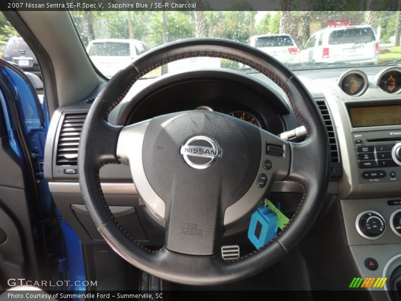 Sapphire Blue / SE-R Charcoal 2007 Nissan Sentra SE-R Spec V
