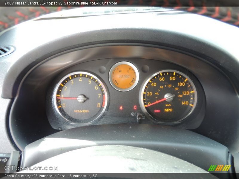 Sapphire Blue / SE-R Charcoal 2007 Nissan Sentra SE-R Spec V