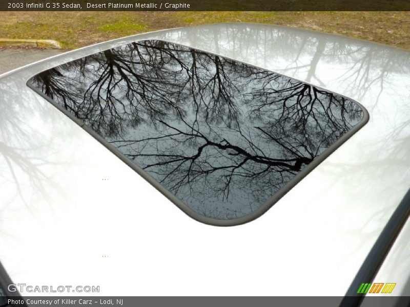 Desert Platinum Metallic / Graphite 2003 Infiniti G 35 Sedan