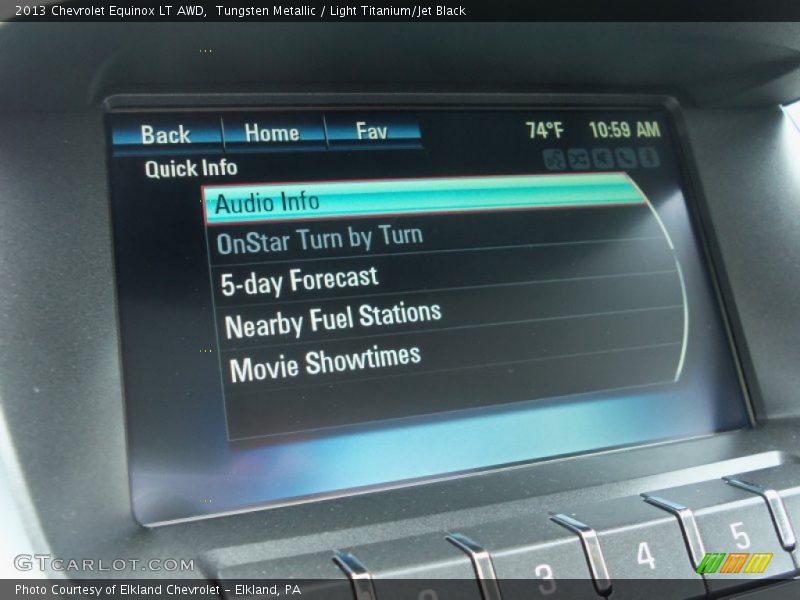 Tungsten Metallic / Light Titanium/Jet Black 2013 Chevrolet Equinox LT AWD