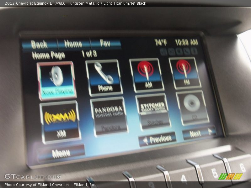 Tungsten Metallic / Light Titanium/Jet Black 2013 Chevrolet Equinox LT AWD