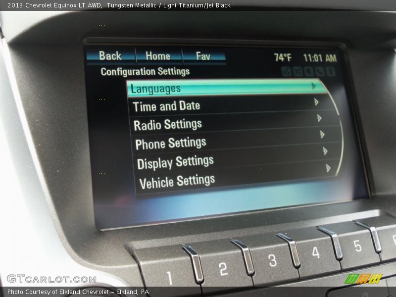 Tungsten Metallic / Light Titanium/Jet Black 2013 Chevrolet Equinox LT AWD