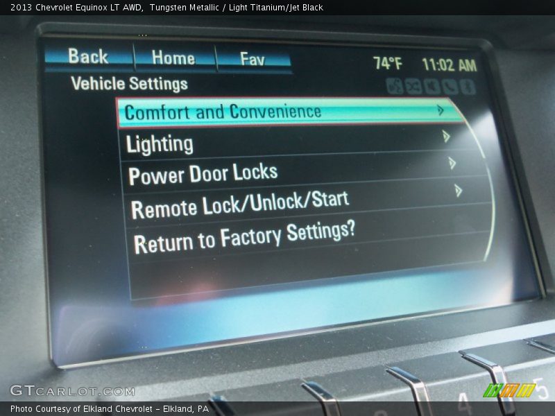 Tungsten Metallic / Light Titanium/Jet Black 2013 Chevrolet Equinox LT AWD