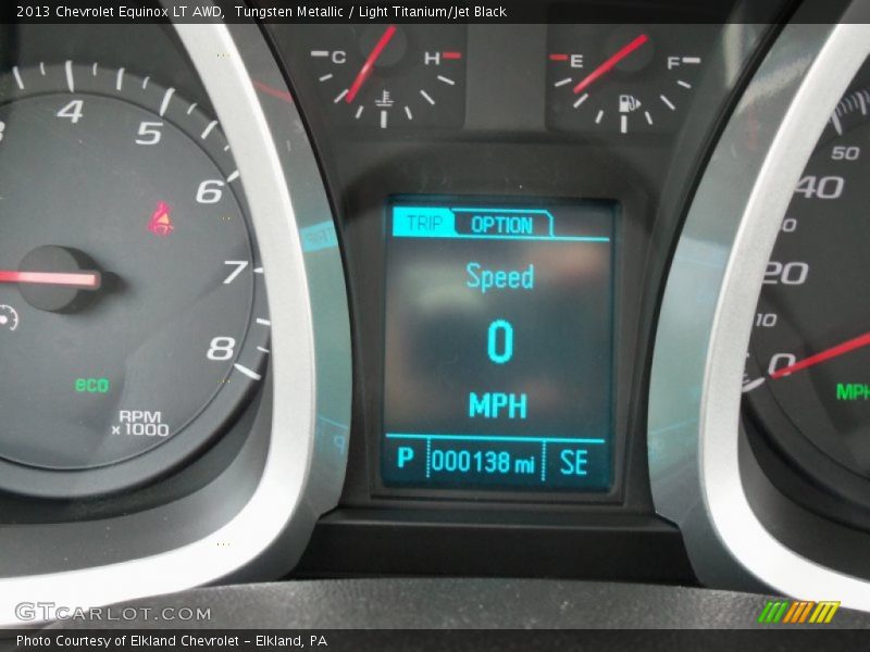 Tungsten Metallic / Light Titanium/Jet Black 2013 Chevrolet Equinox LT AWD
