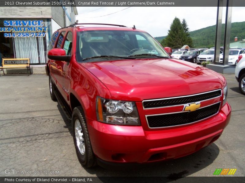 Crystal Red Tintcoat / Light Cashmere/Dark Cashmere 2013 Chevrolet Suburban 2500 LS 4x4