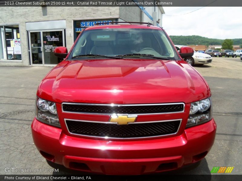 Crystal Red Tintcoat / Light Cashmere/Dark Cashmere 2013 Chevrolet Suburban 2500 LS 4x4