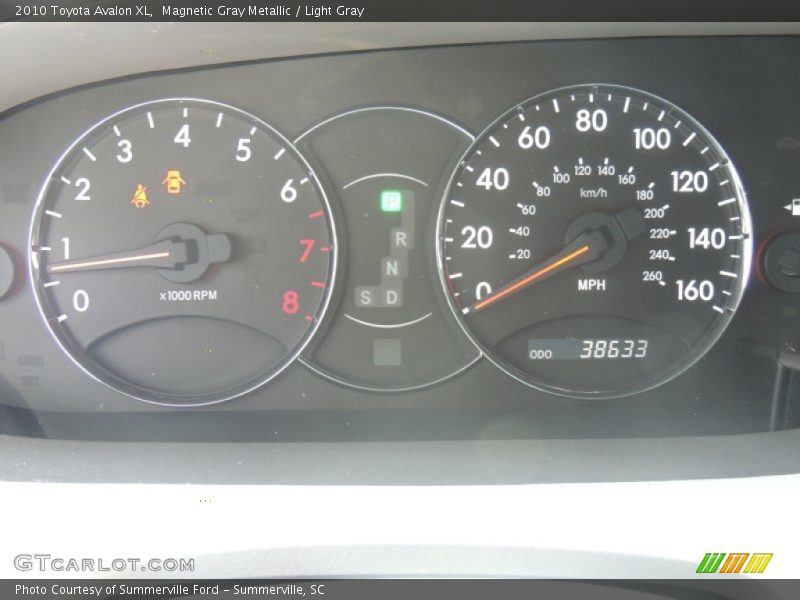 Magnetic Gray Metallic / Light Gray 2010 Toyota Avalon XL
