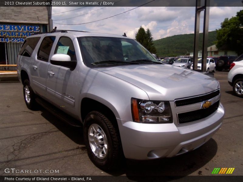 Silver Ice Metallic / Ebony 2013 Chevrolet Suburban 2500 LS