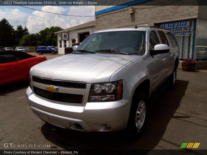 Silver Ice Metallic / Ebony 2013 Chevrolet Suburban 2500 LS