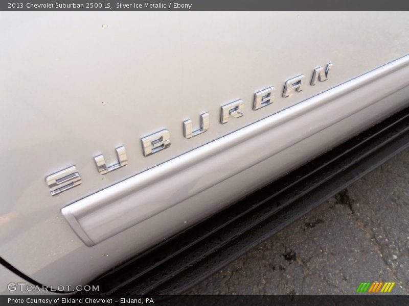 Silver Ice Metallic / Ebony 2013 Chevrolet Suburban 2500 LS