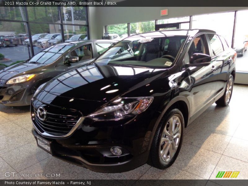 Brilliant Black / Black 2013 Mazda CX-9 Grand Touring AWD