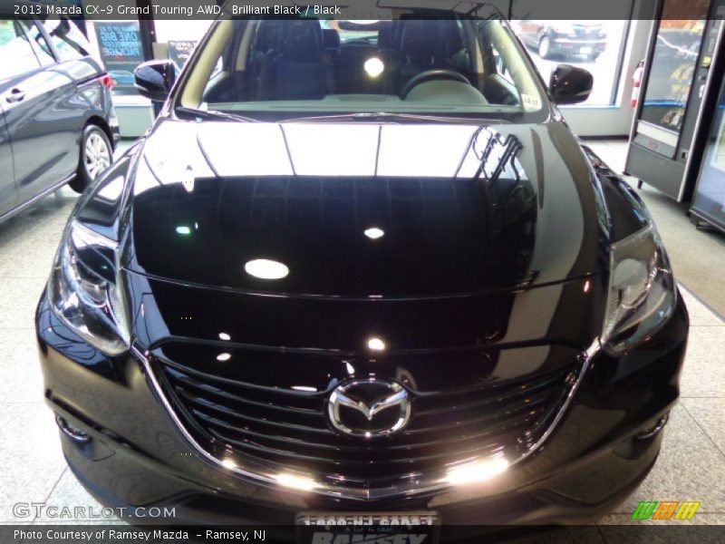 Brilliant Black / Black 2013 Mazda CX-9 Grand Touring AWD