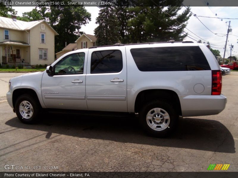 Silver Ice Metallic / Ebony 2013 Chevrolet Suburban 2500 LS