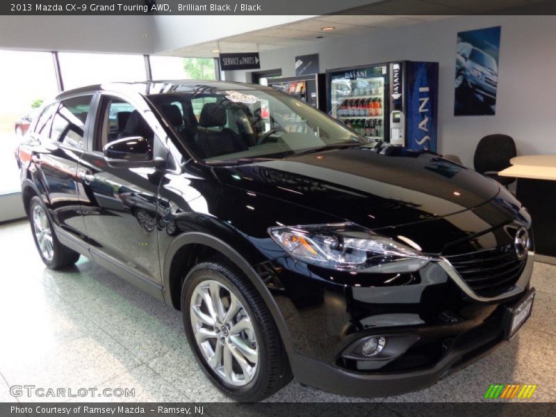Brilliant Black / Black 2013 Mazda CX-9 Grand Touring AWD