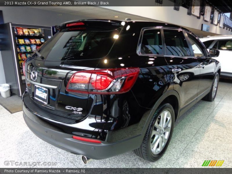 Brilliant Black / Black 2013 Mazda CX-9 Grand Touring AWD