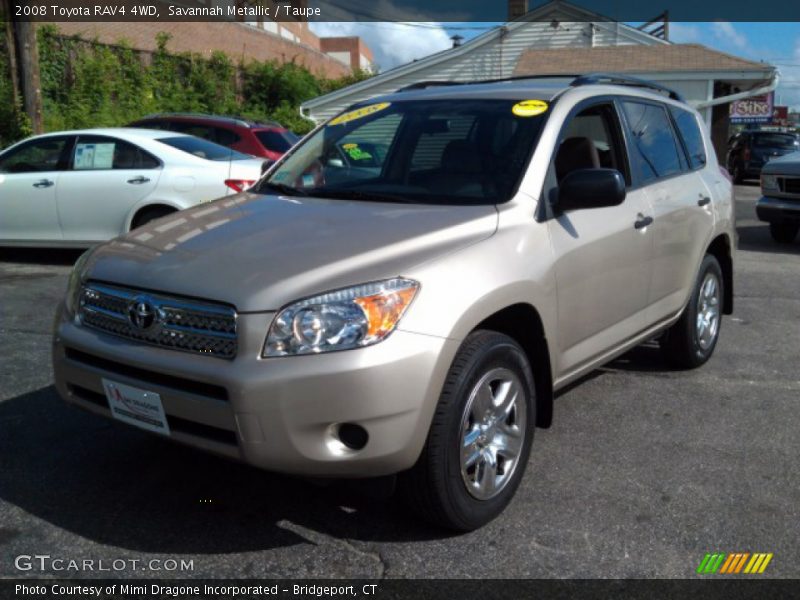 Savannah Metallic / Taupe 2008 Toyota RAV4 4WD